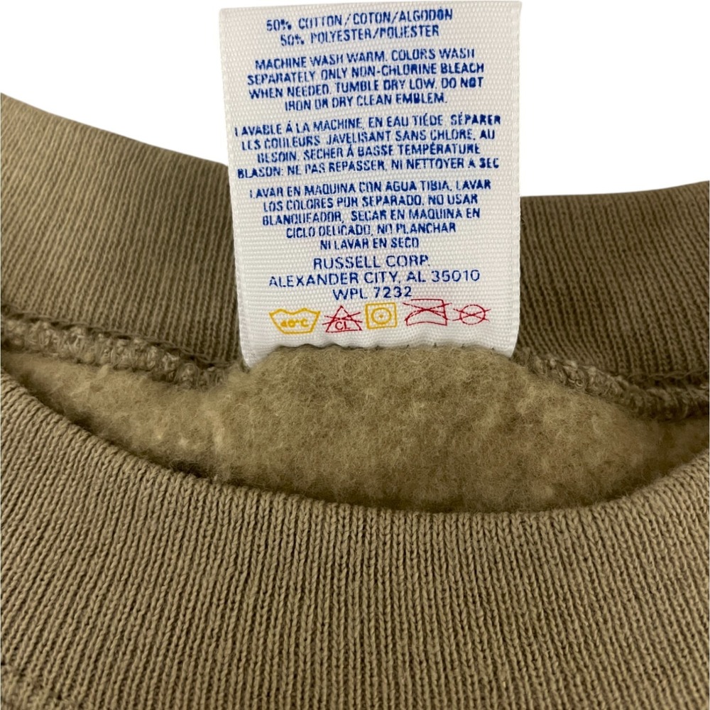 Jerzees Sweatshirt Light Brown Womens‎ Size XL Grandma Embroidered Country Vtg - Picture 6 of 10